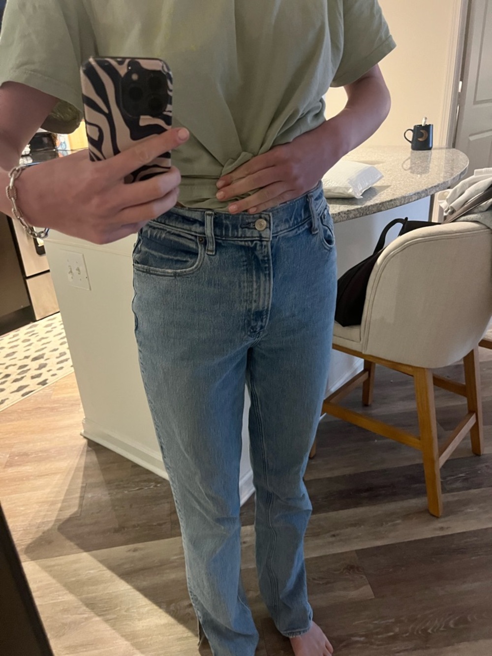 Abercrombie Ultra High-Rise 90s Straight Leg Jeans